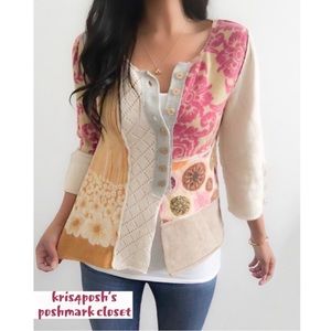 *RARE* Anthro Sleeping On Snow Rare & Remarkably Unique Cardigan